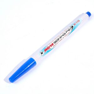 ตราม้า ปากกาเมจิก ปากกาสีน้ำ หัวแหลม สีน้ำเงิน รุ่น H-110