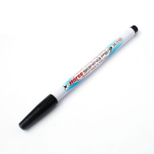 ตราม้า ปากกาเมจิก ปากกาสีน้ำ หัวแหลม สีดำ รุ่น H-110