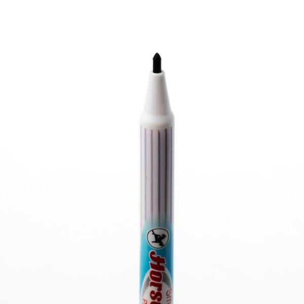 -HORSE-H251-0045-3 ตราม้า ปากกาเมจิก ปากกาสีน้ำ หัวแหลม สีดำ รุ่น H-110 (บรรจุ 12 ด้าม/กล่อง)