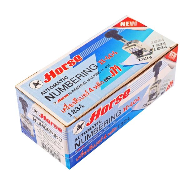 HORSE-H251-0170-4 ตราม้า เครื่องตีเบอร์ 4 หลัก รุ่น H-404