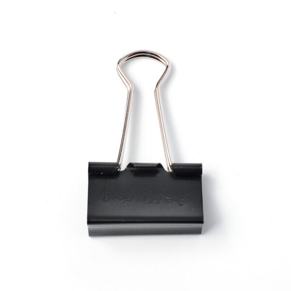 -HORSE-H251-1015-2 ตราม้า คลิปดำ คลิปหนีบกระดาษ No.412/No.110 ขนาด 1 1/4 นิ้ว 32 มม. (บรรจุ 12 ตัว/กล่อง)