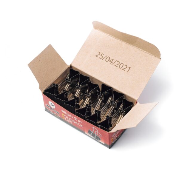 -HORSE-H251-1020-3 ตราม้า คลิปดำ คลิปหนีบกระดาษ No.415/No.111 ขนาด 1 นิ้ว 25 มม. (บรรจุ 12 ตัว/กล่อง)