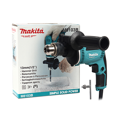 สว่านกระแทก มากีต้า (MAKITA : MT Series) รุ่น M8103B ประเภท Euro Type ขนาด 13 มม. กำลังไฟฟ้า 430 วัตต์