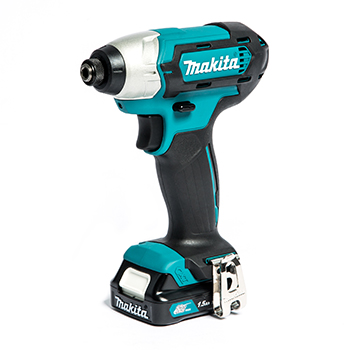 MAKITA สว่านไขควงกระแทกไร้สาย 12 โวลต์ รุ่น TD110DWYE แรงบิด 110 นิวตันเมตร รวมแบตเตอรี่และแท่นชาร์จ (มากีต้า)