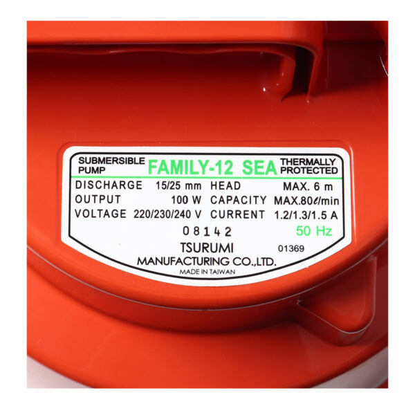 -TSURUMI-T161-0182-4 TSURUMI ปั๊มแช่ FAMILY-12SEA