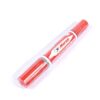 HORSE-H251-0010-1 ตราม้า ปากกาเคมี 2 หัว สีแดง หมึกกันน้ำ