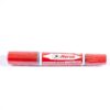 -HORSE-H251-0010-2 ตราม้า ปากกาเคมี 2 หัว สีแดง หมึกกันน้ำ (บรรจุ 12 ด้าม/กล่อง)