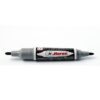-HORSE-H251-0015-3 ตราม้า ปากกาเคมี 2 หัว สีดำ หมึกกันน้ำ (บรรจุ 12 ด้าม/กล่อง)