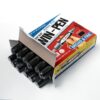 -HORSE-H251-0015-6 ตราม้า ปากกาเคมี 2 หัว สีดำ หมึกกันน้ำ (บรรจุ 12 ด้าม/กล่อง)