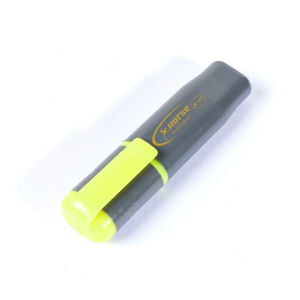 HORSE-H251-0050-1 ตราม้า ปากกาเน้นข้อความ รุ่น: H-111 สีเหลือง