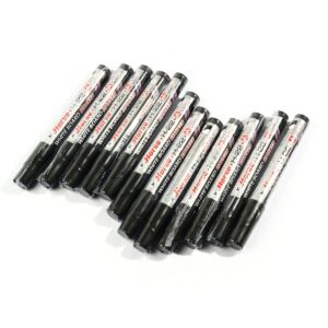 HORSE-H251-0090-1 ปากกาไวท์บอร์ดหัวกลม รุ่น: H-22 สีดำ