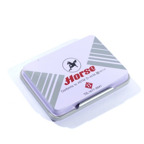 -HORSE-H251-0150-2 ตราม้า แท่นประทับตรา แบบแท่นเปล่า เบอร์ 4 ขนาด 4.8x7 ซม.