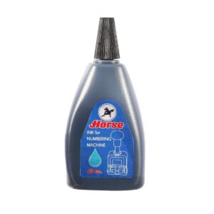ตราม้า หมึกเติมเครื่องตีเบอร์ สีดำ ขนาด 40 ซีซี