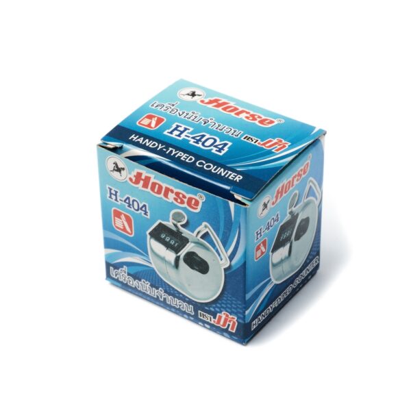 -HORSE-H251-1310-3 ตราม้า เครื่องนับจำนวน แบบกด จำนวน 4 หลัก รุ่น H-404 จำนวนนับระหว่าง 0000-9999