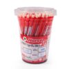 ตราม้า ปากกาลูกลื่น สีแดง หัวปากกา 0.7 มม. แบบกด รุ่น H-402
