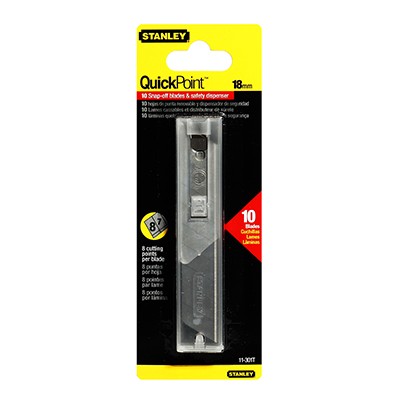 S351-11301T 11-301T ใบมีดคัตเตอร์ 18 มม. 10ใบ/แพ็ค