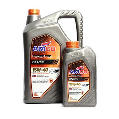 A221-AMPI15W407L AMCO น้ำมันเครื่องดีเซล15W-40 รุ่นP-ปิคอัพ