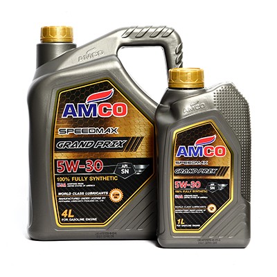 A221-AMSM5W305L AMCO น้ำมันเครื่องเบนซิน10W-30 รุ่น S-F1