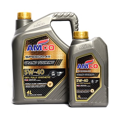 A221-AMSM5W405L AMCO น้ำมันเครื่องเบนซิน10W-40 รุ่น S-F430