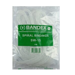 -BANDEX-B091-SW15-1 SW-15 ไส้ไก่ พันสายไฟ 10 เมตร(สีขาว-ใส)