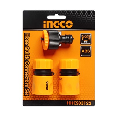 I121-HHCS03122 INGCO HHCS03122 ชุดข้อต่อสายยาง 3 ชิ้น