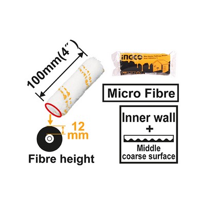 INGCO HRC3610012อะไหล่ลูกกลิ้ง 4" (10PCS/PAC)