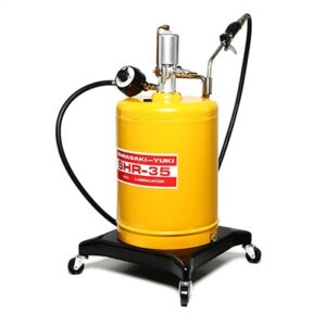 YAMASAKI ถังอัดน้ำมันเกียร์ใช้ลม SHR-35M+มิเตอร์
